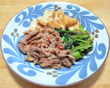 豚こま肉と木綿豆腐と小松菜の中華炒め作り方7写真