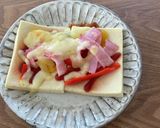 糖質制限中のピザパンもどき作り方5写真