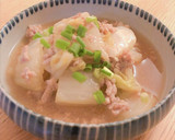 とろとろ白菜と豚ひき肉のレンジ蒸し作り方6写真