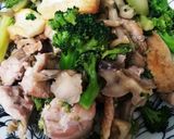 簡単♪鶏もも肉とブロッコリー炒め作り方4写真