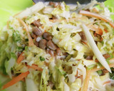.卵不使用！納豆入りお好み焼き風:)作り方3写真