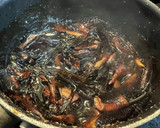 鰻蒲焼きのタレで椎茸&こんぶの佃煮作り方7写真