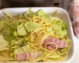 コーンスープの素で♡レンジクリームパスタ作り方2写真
