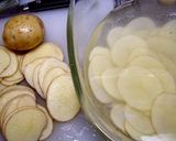 薄切りじゃがいも　ハーブ風味グリル焼き作り方1写真