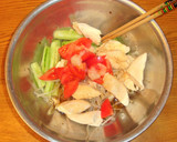 鶏ささみとトマトと胡瓜でさっぱりサラダ作り方1写真