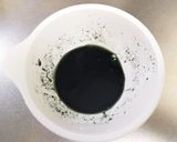 おやつに。卵ありHM粒あんよもぎ蒸しパン作り方2写真
