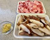 豚肉と椎茸の甘辛煮作り方1写真