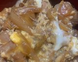 玄関の親子丼！！作り方4写真
