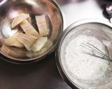 乳卵小麦なし白身魚のさくさく米粉フリット作り方2写真