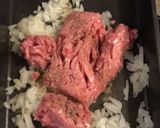 挽肉と玉ねぎのオムレツ作り方3写真