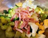 ブロッコリーと卵の焼き和えサラダ作り方7写真