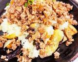 おろしでさっぱり！茄子の甘辛挽肉のっけ作り方5写真