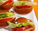 ロールパンでハンバーガーキッド作り方3写真