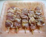 簡単！焼き鶏もも串の唐揚げ作り方1写真
