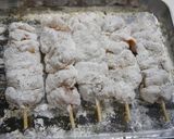 簡単！焼き鶏もも串の唐揚げ作り方2写真