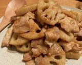 豚ロースとレンコンの味噌炒め作り方18写真