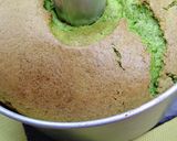 ふわふわ♬ほうれん草シフォンケーキ作り方10写真
