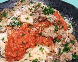 パスタ鯖ミートソース作り方4写真