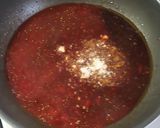 ハンバーグとミックスベジで赤ワインパスタ作り方3写真