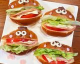 ロールパンでハンバーガーキッド作り方6写真