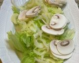 簡単#りんごとマッシュルームお刺身サラダ作り方2写真