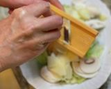 簡単#りんごとマッシュルームお刺身サラダ作り方3写真