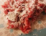 ナスと牛肉のトマト味噌チーズ焼き作り方2写真