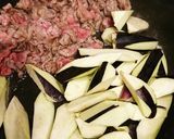 ナスと牛肉のトマト味噌チーズ焼き作り方4写真