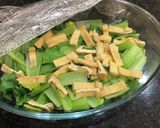 小松菜と昔あげ(油揚げ)のお浸し作り方4写真