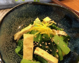 小松菜と昔あげ(油揚げ)のお浸し作り方5写真