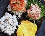 ランチに★折り畳みおにぎり(ツナキムチ)作り方4写真