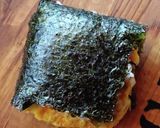 ランチに★折り畳みおにぎり(ツナキムチ)作り方5写真