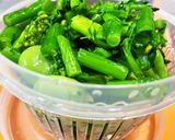 菜の花と空豆のホワイトアスパラごはん作り方7写真