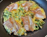 春玉ねぎのチーズポークチヂミ作り方5写真
