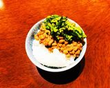 水戸の食卓より♪季節のお浸し納豆(春)作り方1写真
