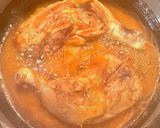 お鍋DE!骨付き鶏もも肉の照り焼き作り方9写真