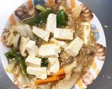 レンジ肉無あんかけ中華丼味白菜筍回鍋肉風作り方17写真