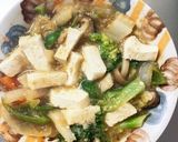 レンジ肉無あんかけ中華丼味白菜筍回鍋肉風作り方19写真