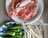 オクラと豚肉の甘辛炒め作り方1写真