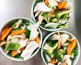 レンジ肉無し豆腐香味醤油炒味が野菜炒め作り方12写真