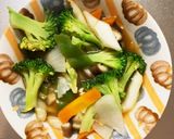レンジ肉無し豆腐香味醤油炒味が野菜炒め作り方14写真