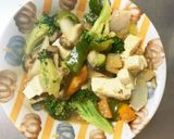 レンジ肉無し豆腐香味醤油炒味が野菜炒め作り方17写真