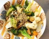 レンジ肉無し豆腐香味醤油炒味が野菜炒め作り方18写真