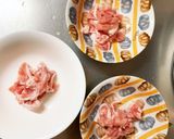 全てレンジもやし入り甘酢味噌田楽味酢豚作り方2写真