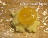 おせちに♪サツマイモとリンゴの茶巾とん♪作り方7写真