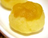 おせちに♪サツマイモとリンゴの茶巾とん♪作り方9写真
