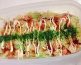 お好み焼き。タッパーで簡単ヘルシー作り方3写真