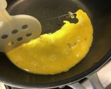 卵1個!丸いフライパンで卵焼き作り方3写真