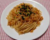 簡単☆お手軽柿ピーパスタ♩作り方5写真