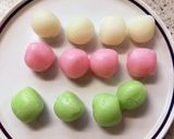 雛菓子♡市販の団子にひと工夫で花だんご♪作り方1写真